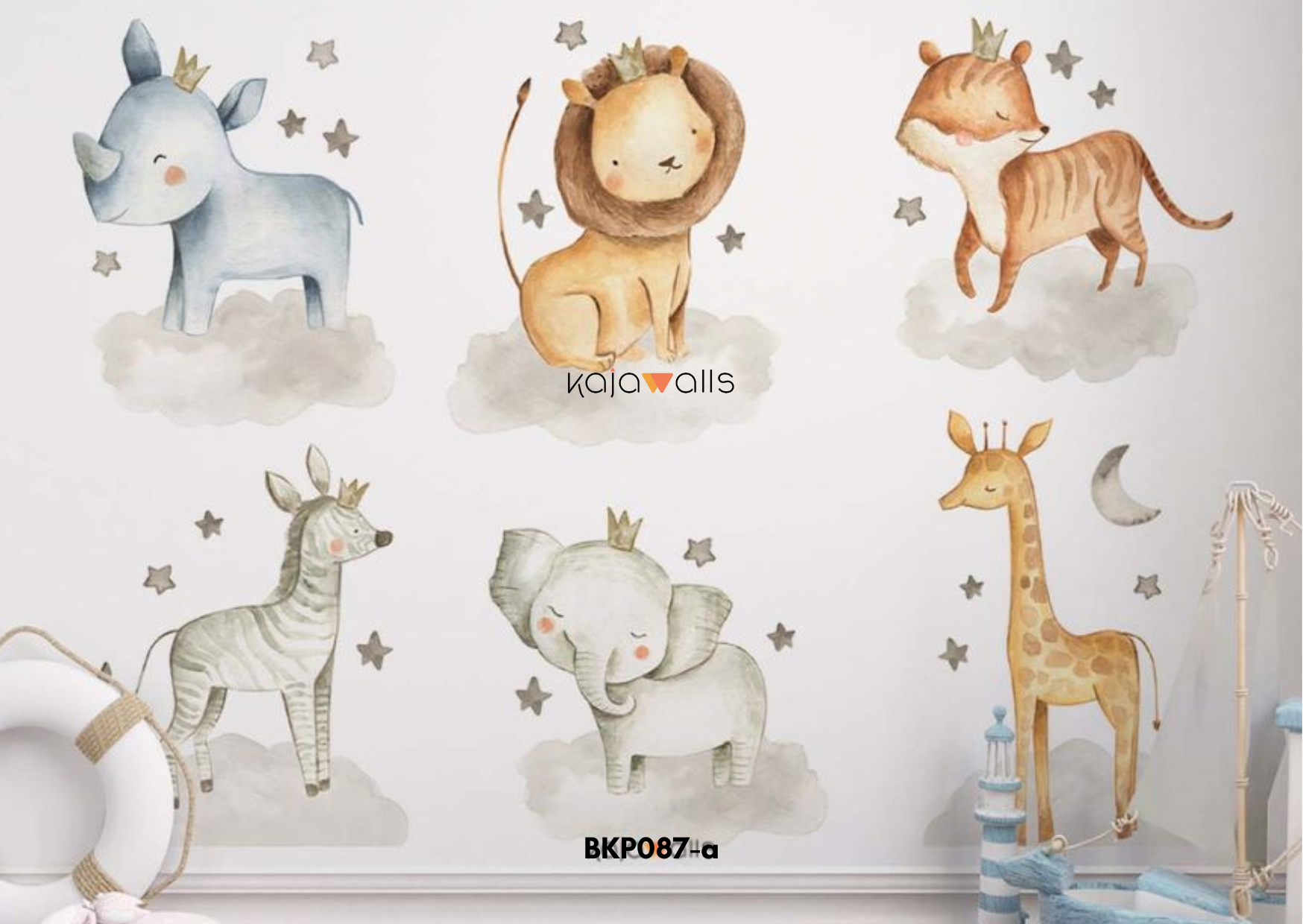 ANIMALS Kids Wallpaper Mural (part 1)