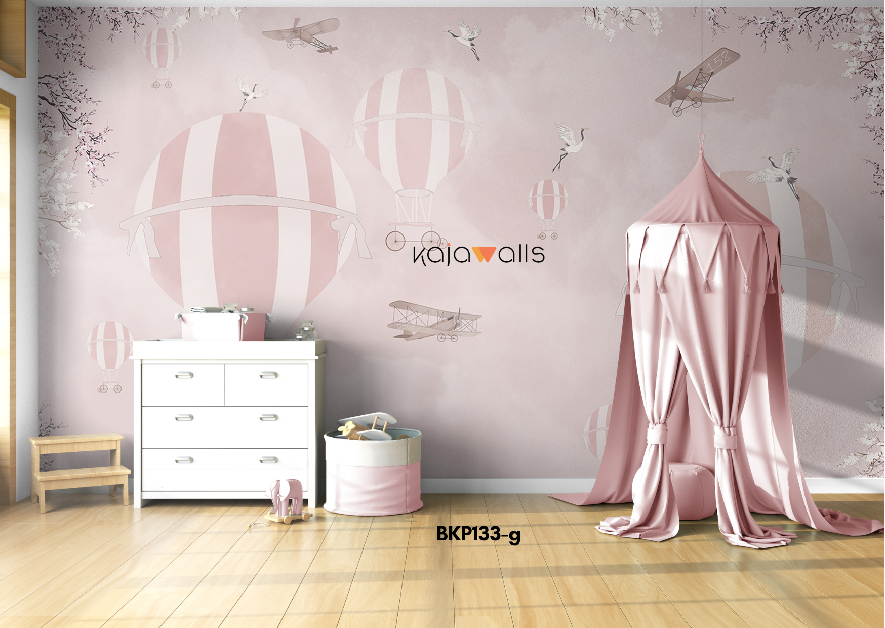 GIRLS THEME Kids Wallpaper Mural (part 1)