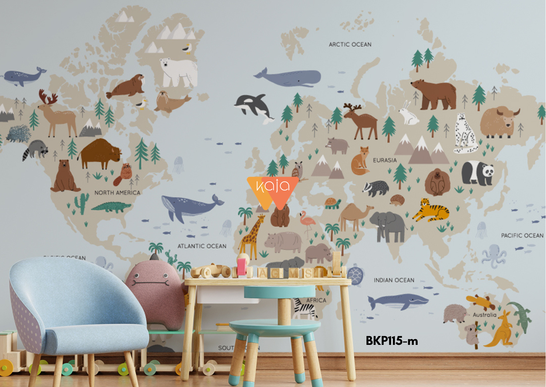 MAPS Kids Wallpaper Mural (part 1)
