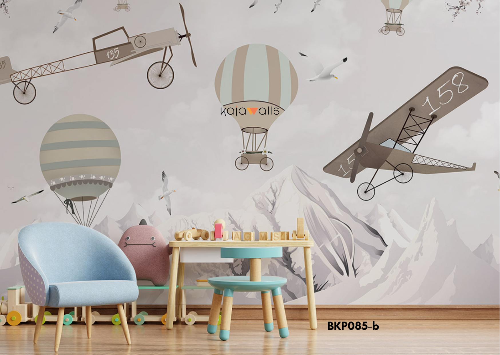BOYS THEME Kids Wallpaper Mural (part 1)