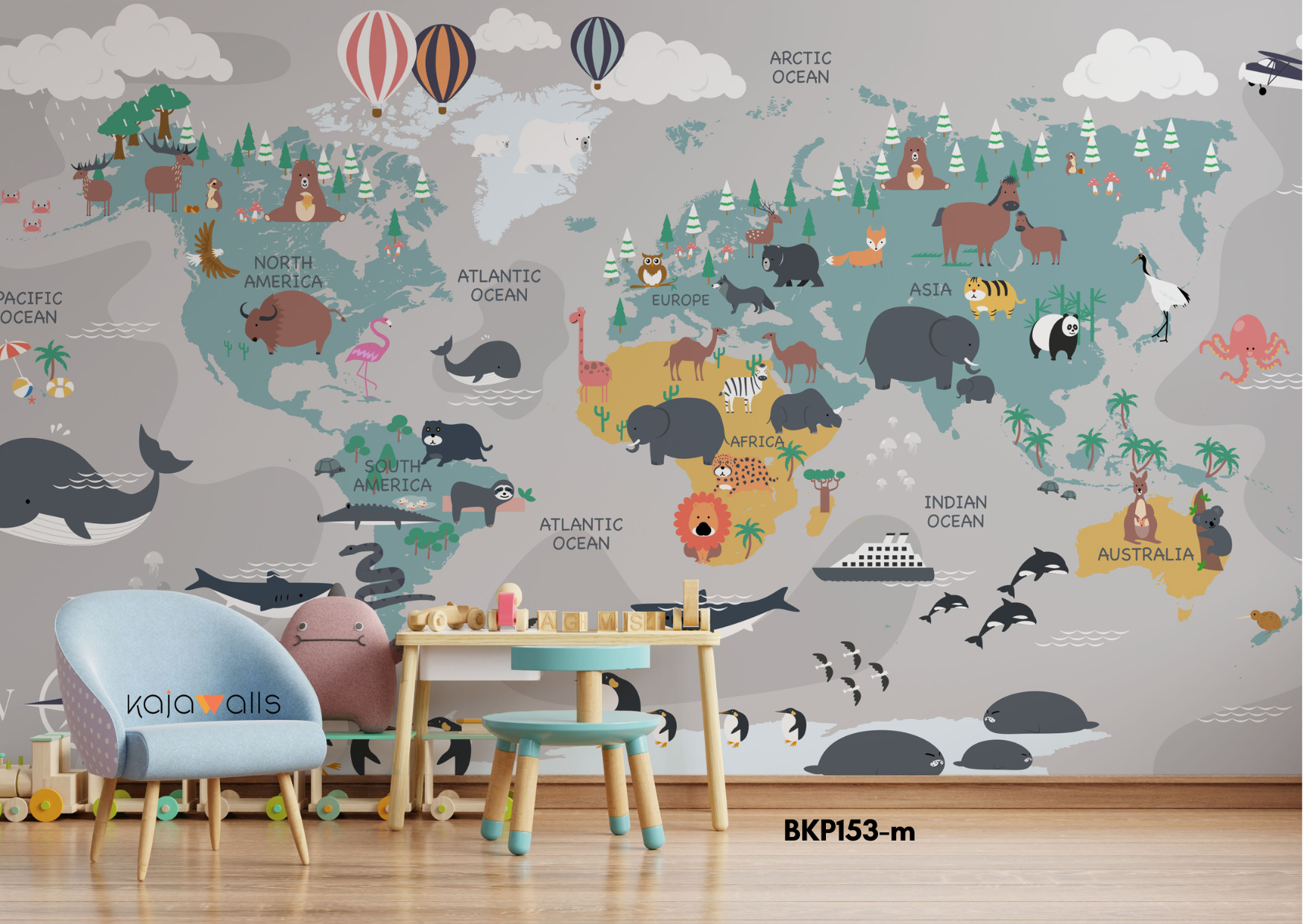 MAPS Kids Wallpaper Mural (part 1)