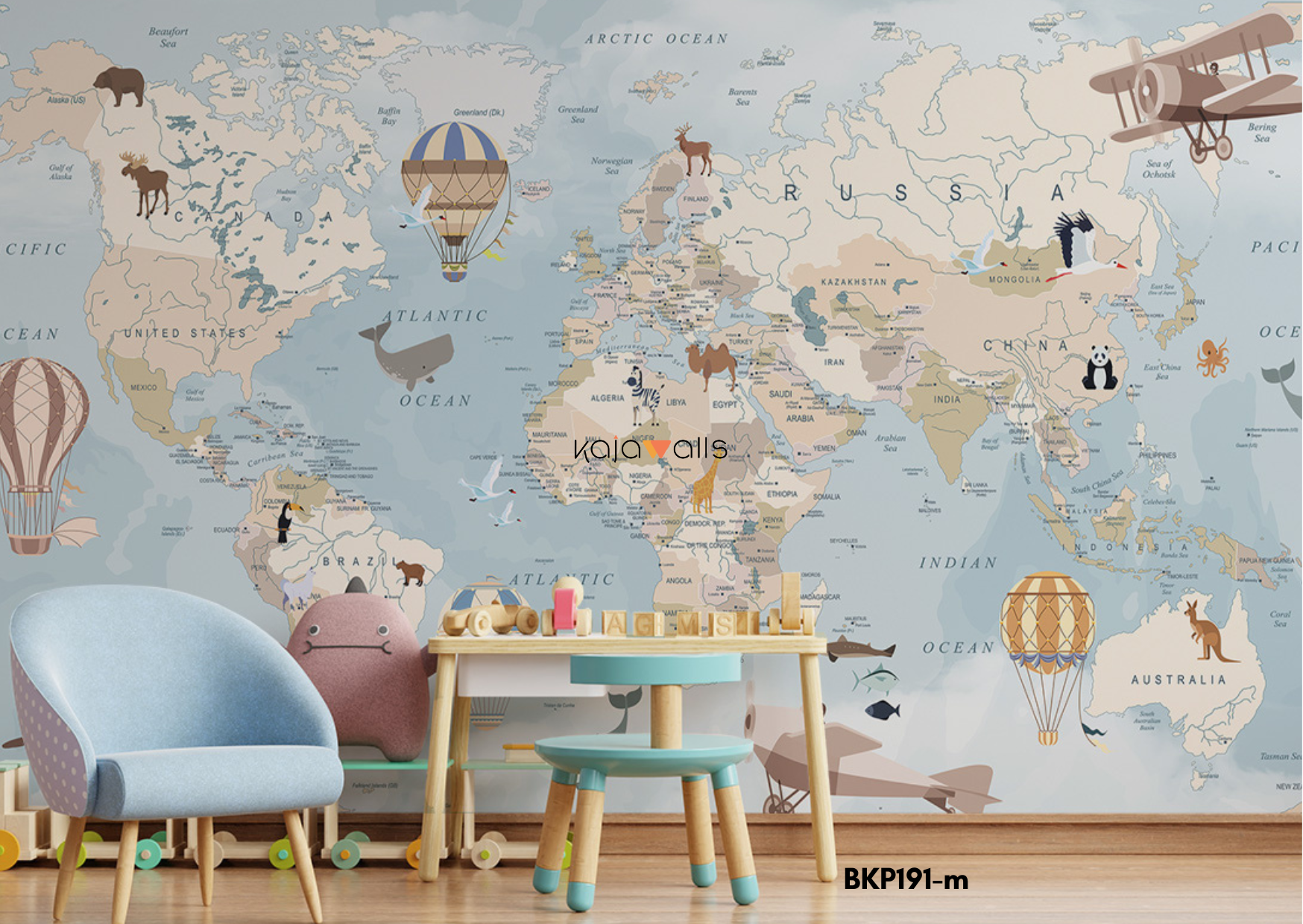 MAPS Kids Wallpaper Mural (part 1)