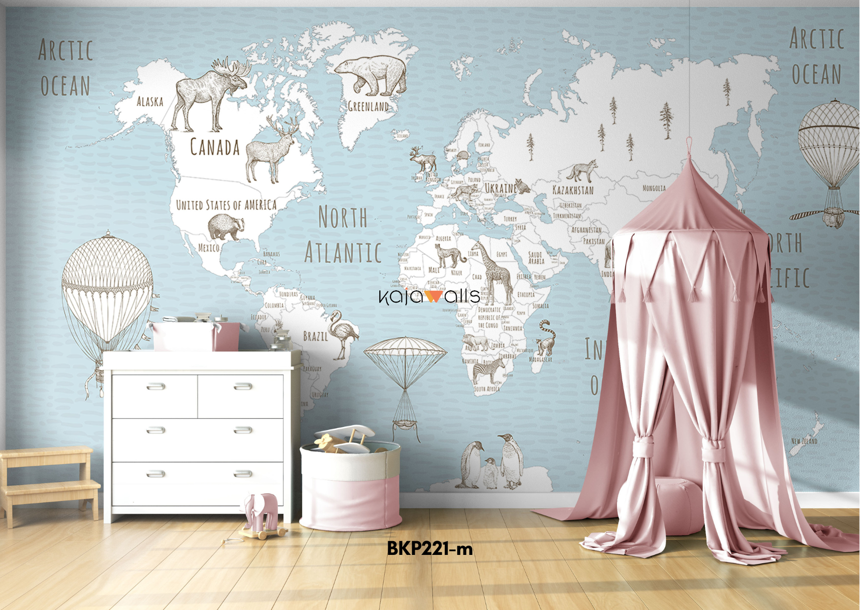 MAPS Kids Wallpaper Mural (part 1)