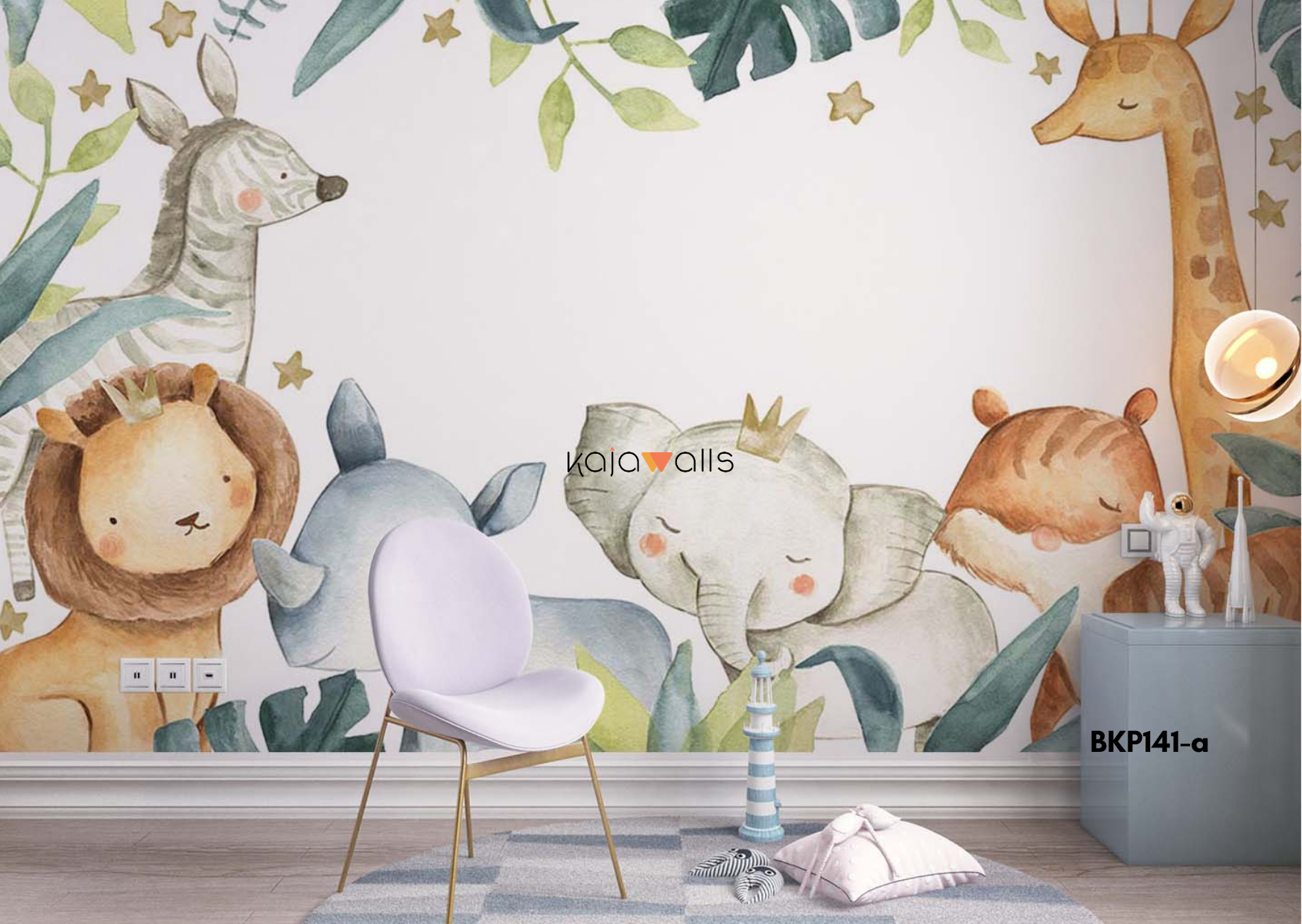 ANIMALS Kids Wallpaper Mural (part 1)