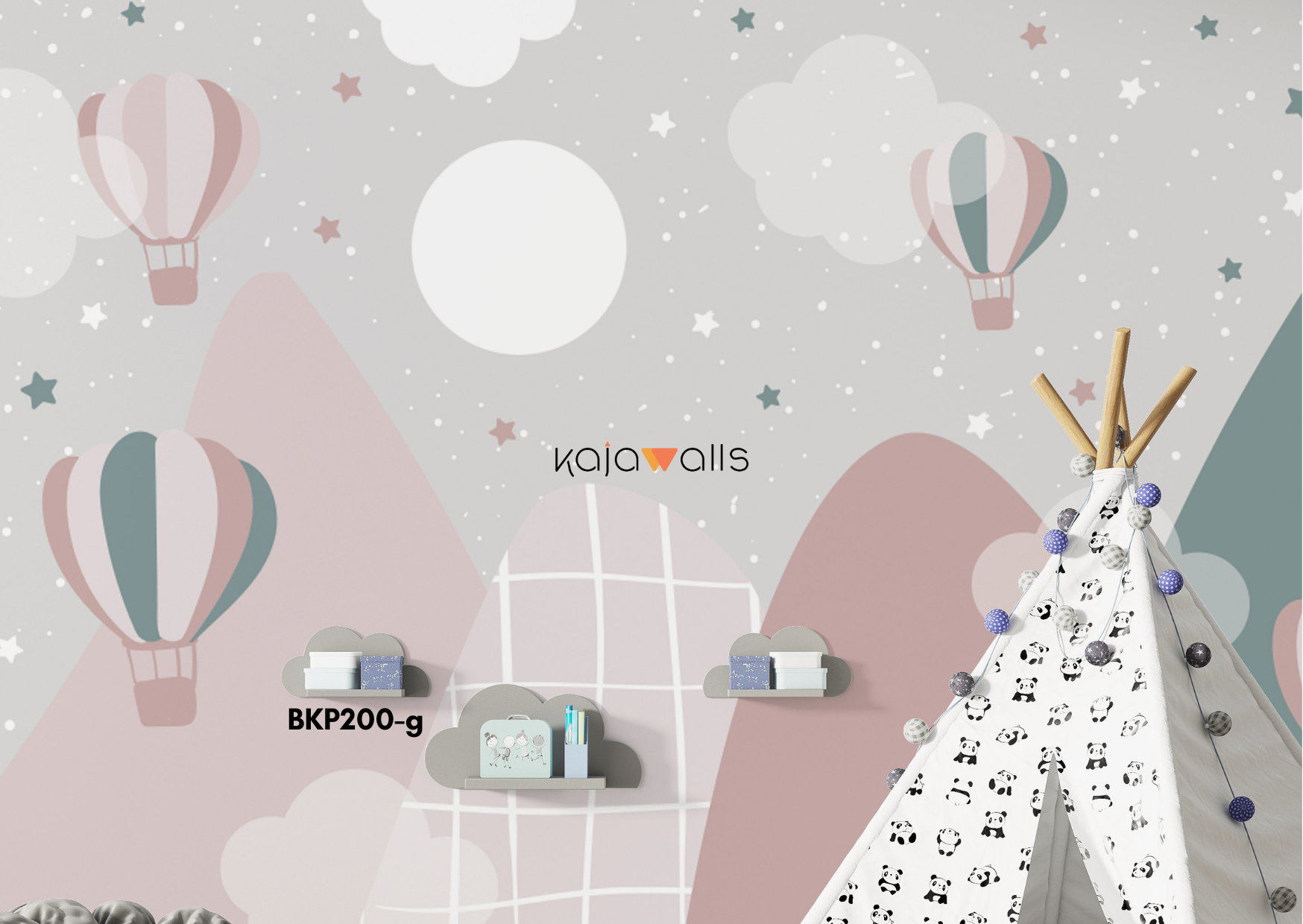 GIRLS THEME Kids Wallpaper Mural (part 1)