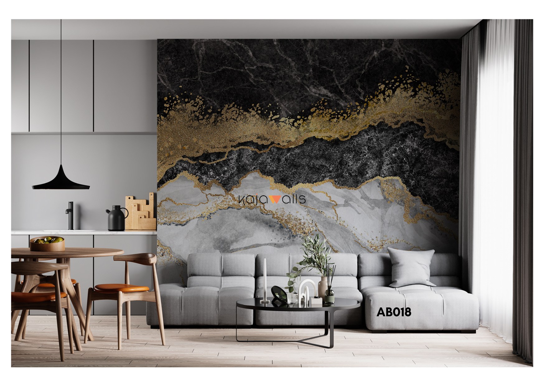 ABSTRACT WATERCOLOR Wallpaper Mural (part 1)