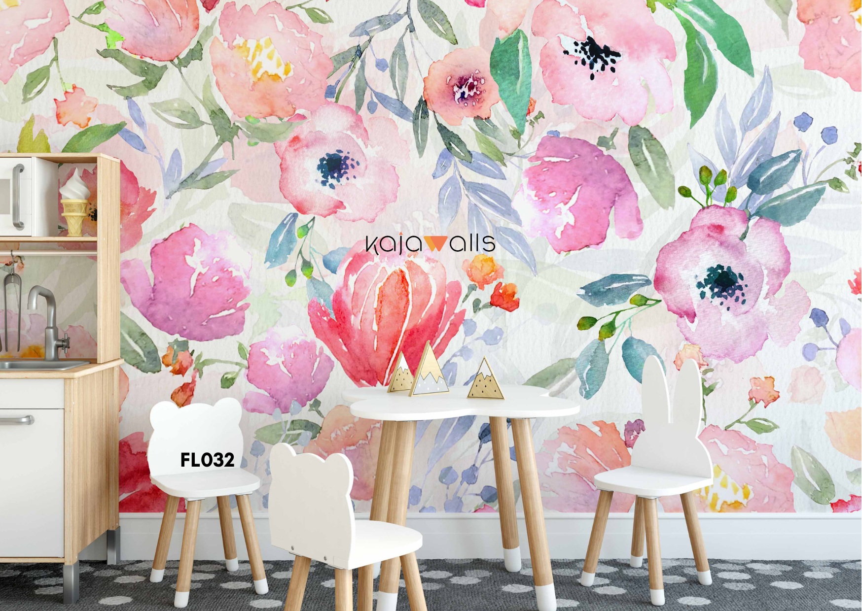 FLORAL Wallpaper Mural (part 1)