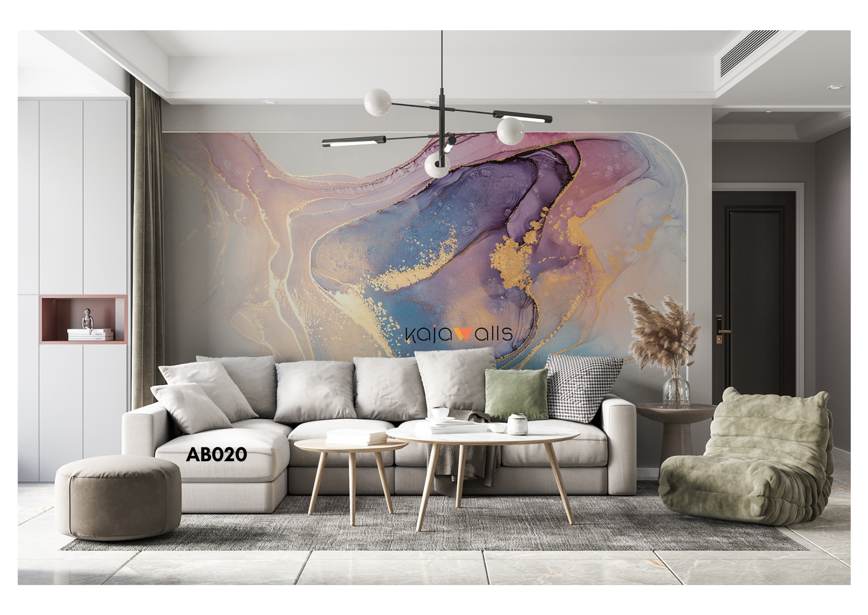 ABSTRACT WATERCOLOR Wallpaper Mural (part 1)