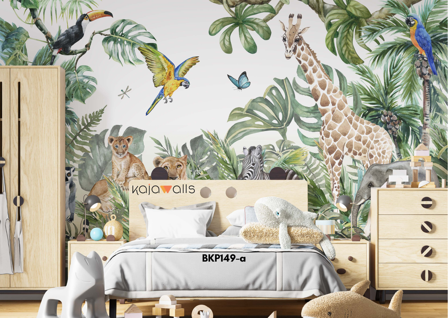 ANIMALS Kids Wallpaper Mural (part 1)