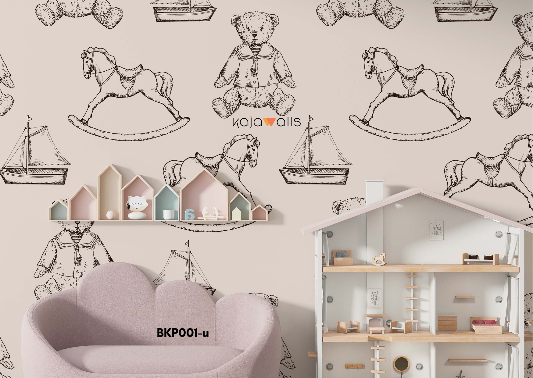 UNISEX Kids Wallpaper Mural (part 1)