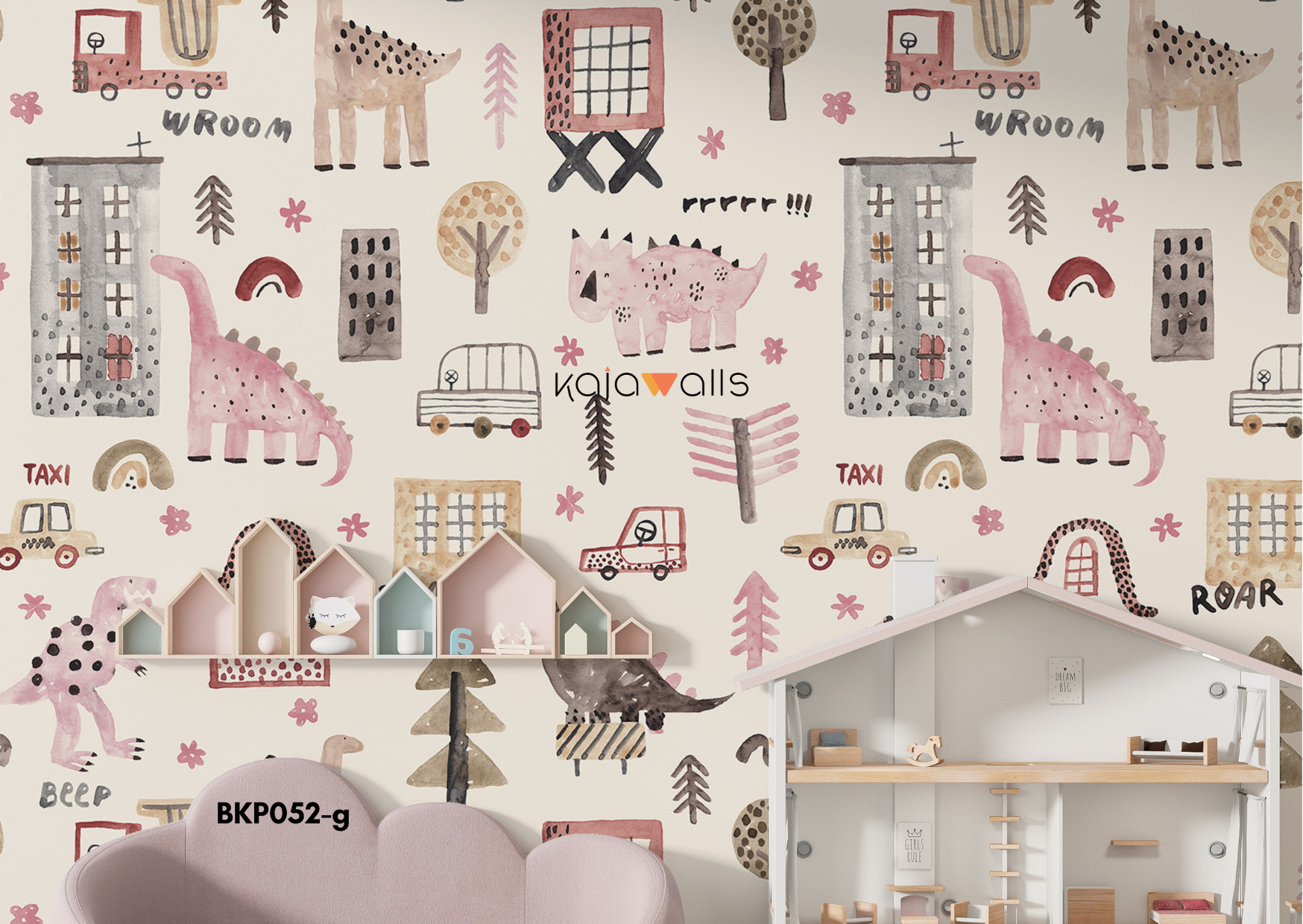 GIRLS THEME Kids Wallpaper Mural (part 1)