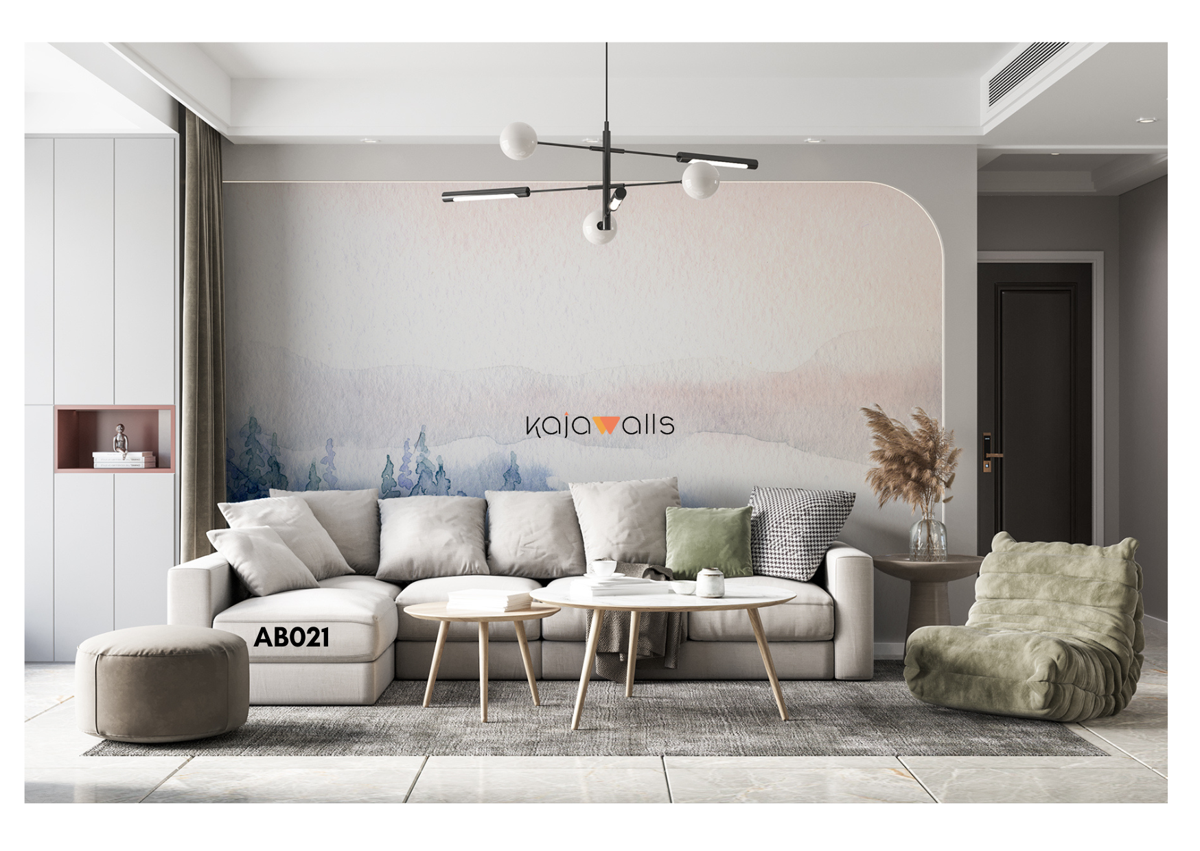 ABSTRACT WATERCOLOR Wallpaper Mural (part 1)