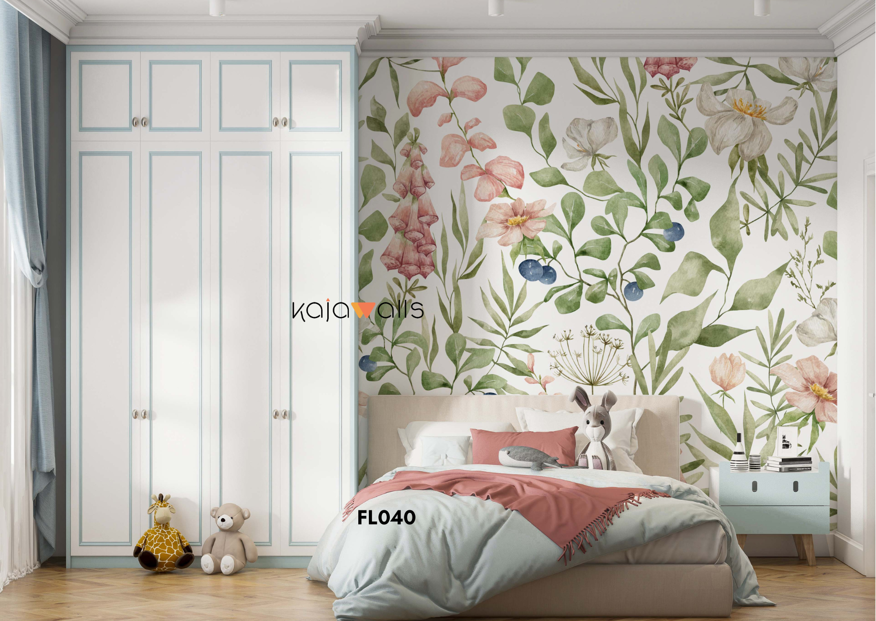 FLORAL Wallpaper Mural (part 1)