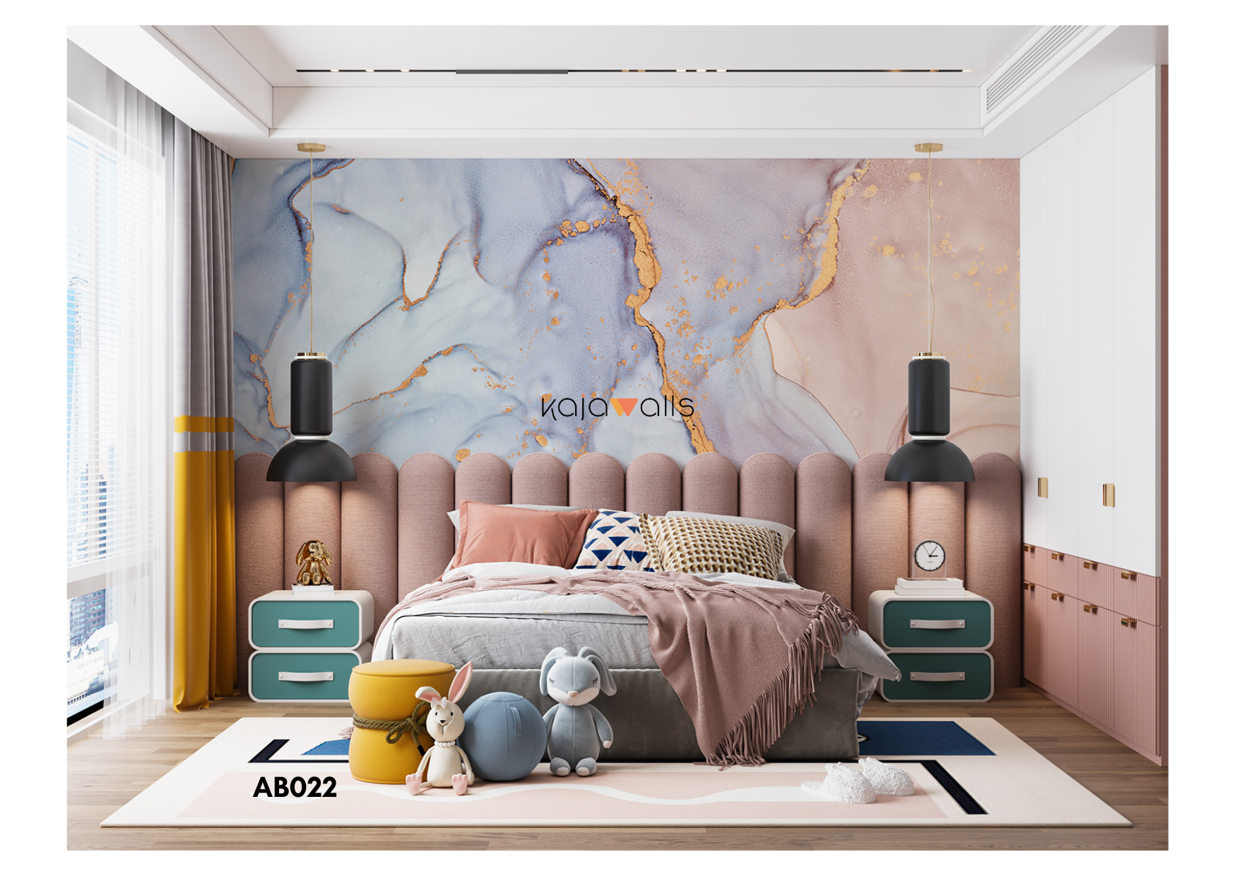 ABSTRACT WATERCOLOR Wallpaper Mural (part 2)