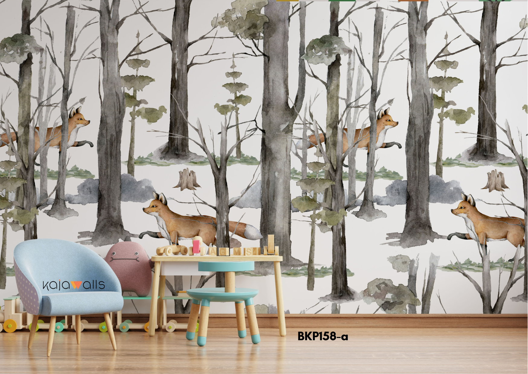ANIMALS Kids Wallpaper Mural (part 2)
