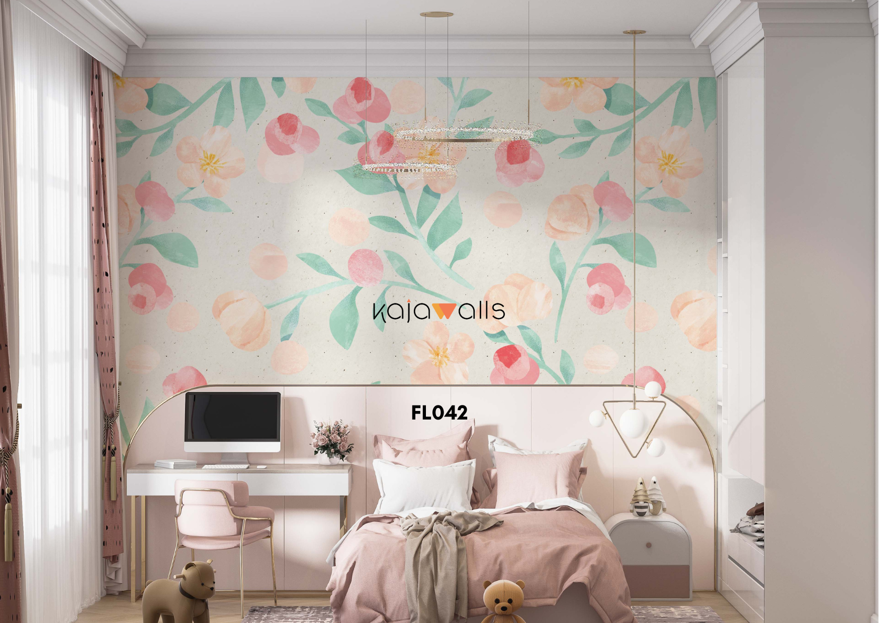 FLORAL Wallpaper Mural (part 2)