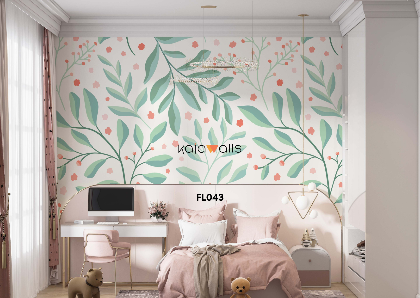 FLORAL Wallpaper Mural (part 2)