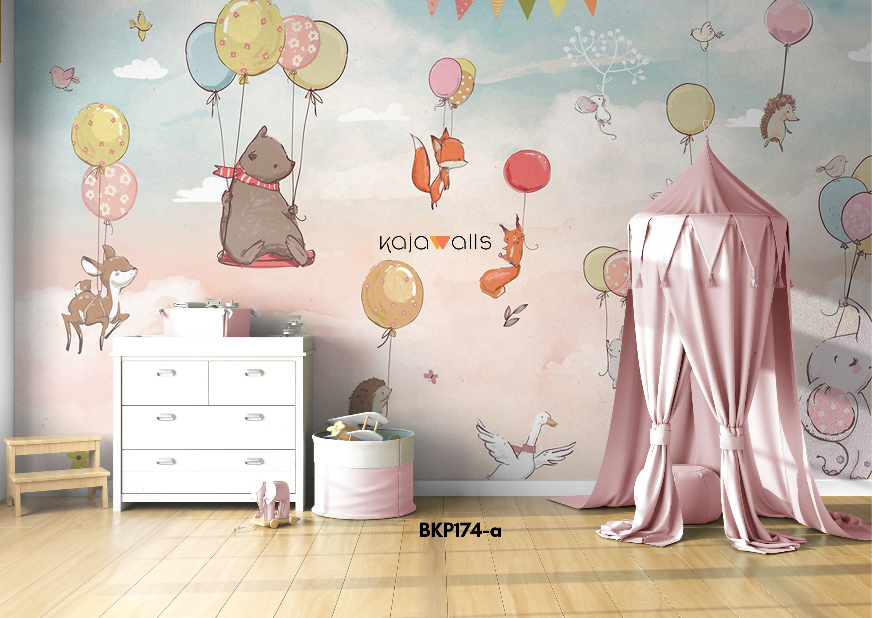 ANIMALS Kids Wallpaper Mural (part 2)