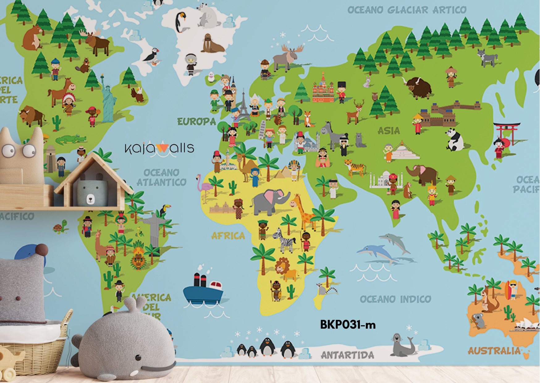 MAPS Kids Wallpaper Mural (part 1)