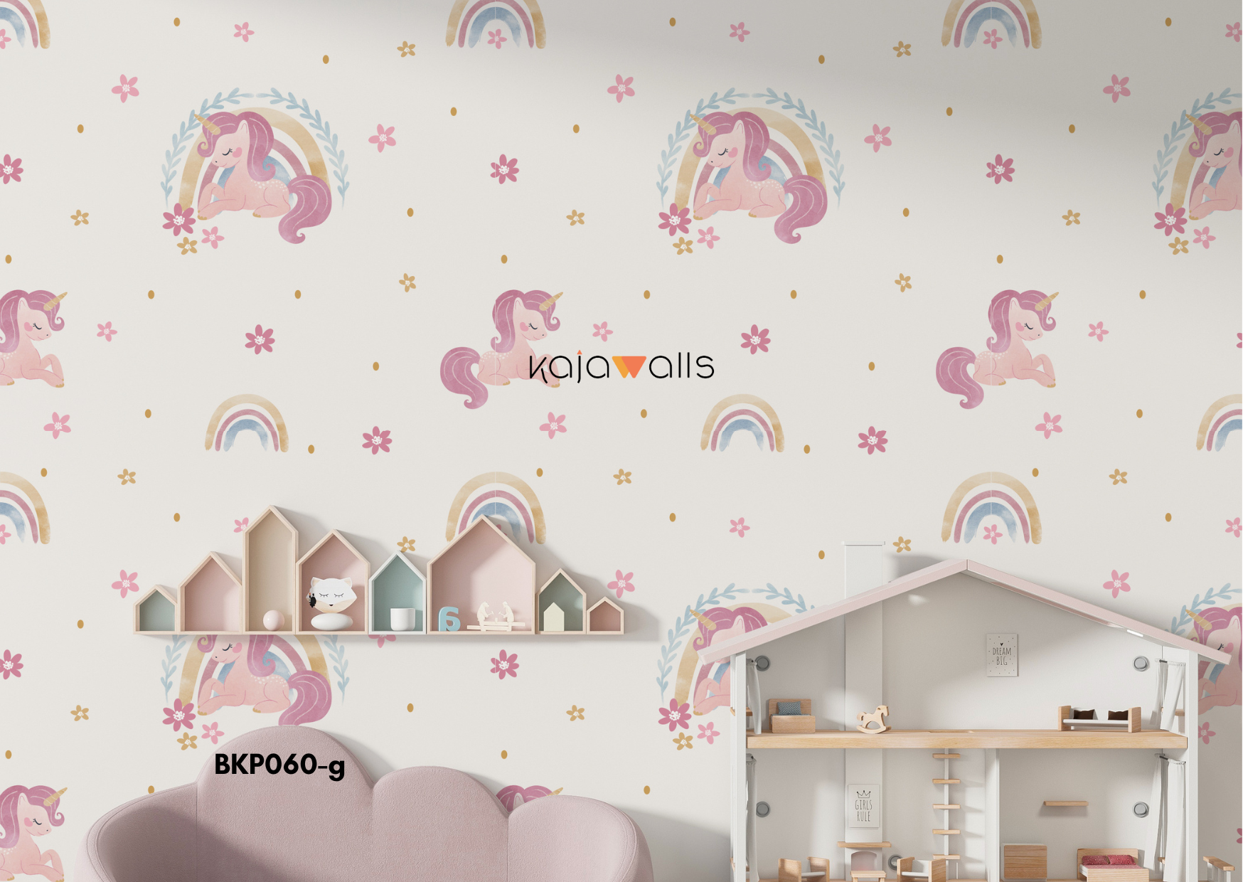 GIRLS THEME Kids Wallpaper Mural (part 1)