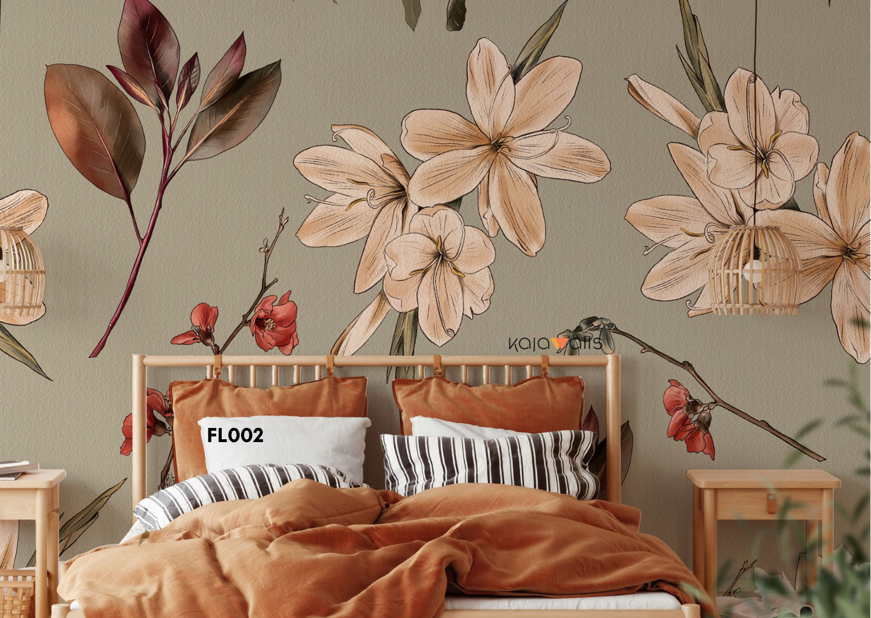 FLORAL Wallpaper Mural (part 1)
