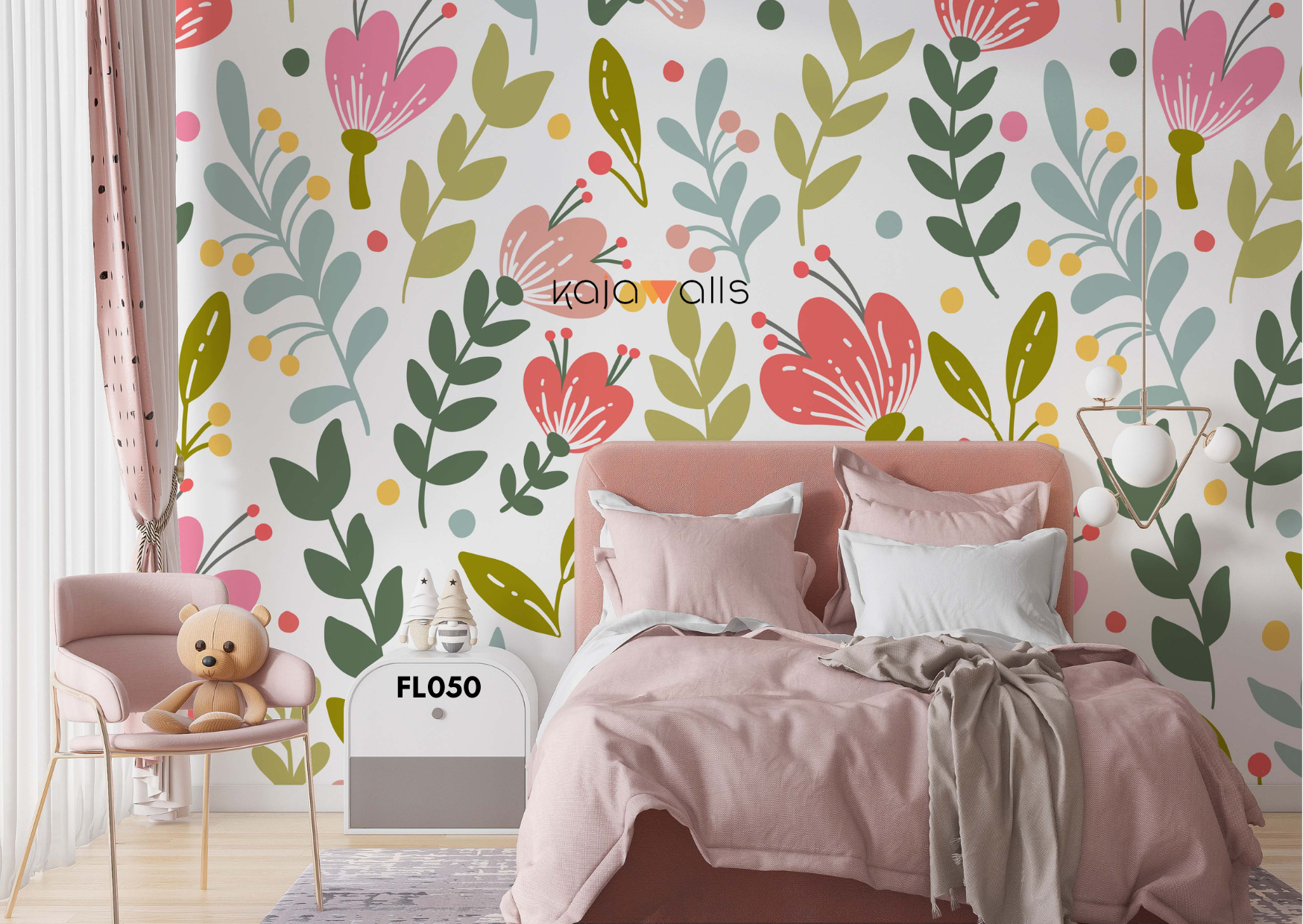 FLORAL Wallpaper Mural (part 2)