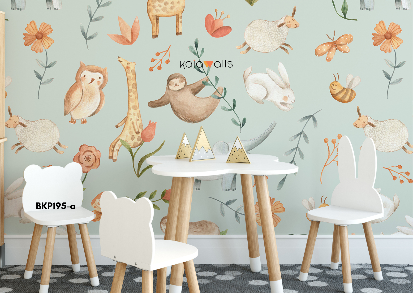 ANIMALS Kids Wallpaper Mural (part 2)