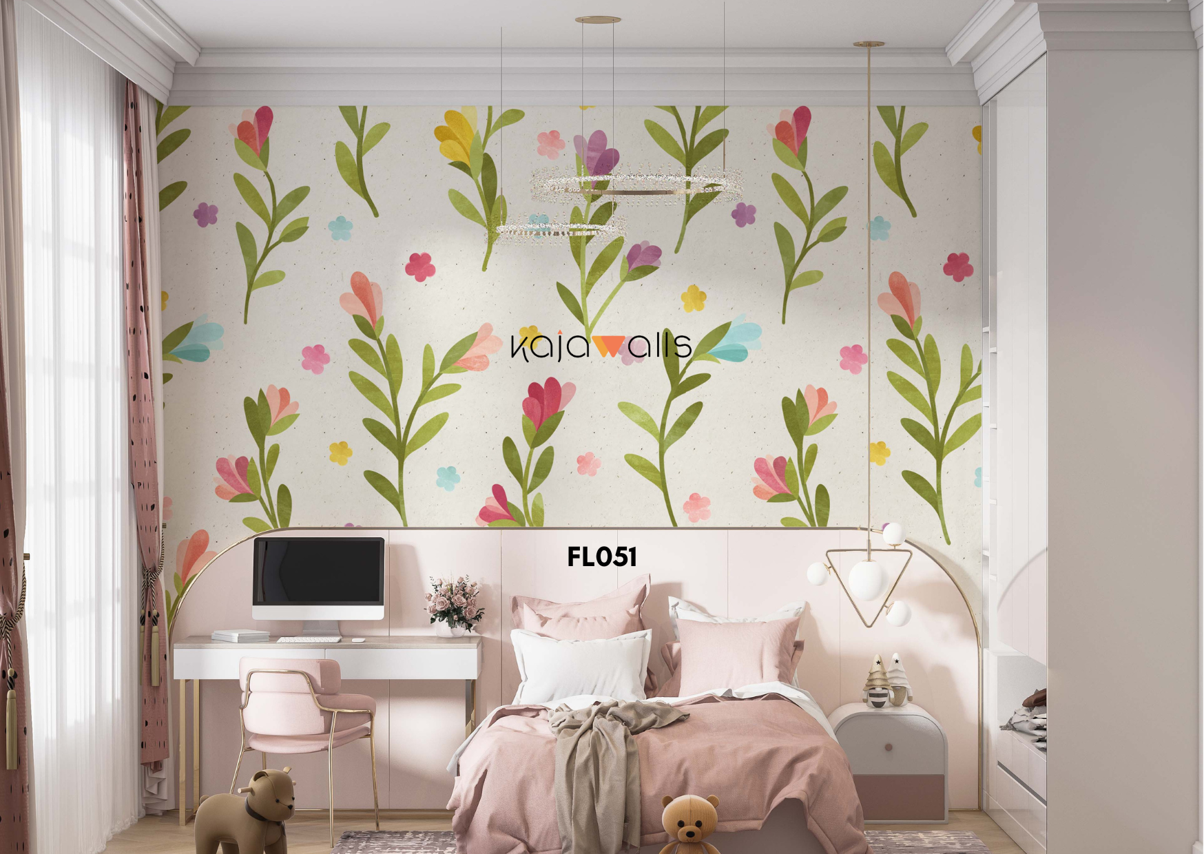 FLORAL Wallpaper Mural (part 2)