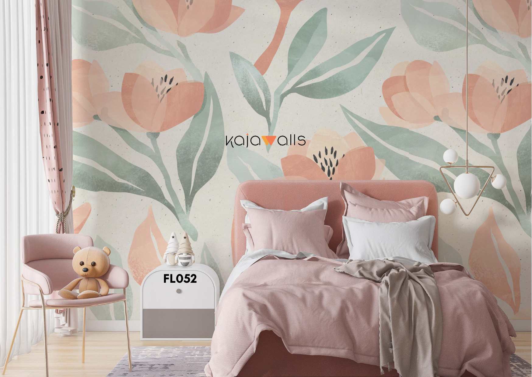FLORAL Wallpaper Mural (part 2)