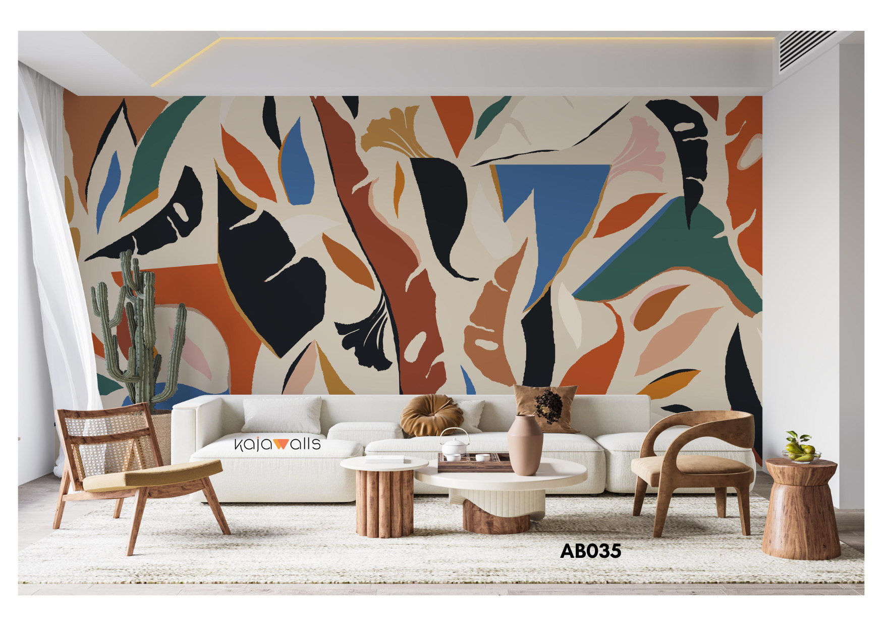 ABSTRACT WATERCOLOR Wallpaper Mural (part 2)