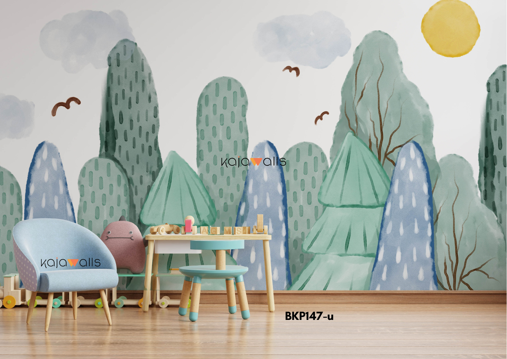 UNISEX Kids Wallpaper Mural (part 2)