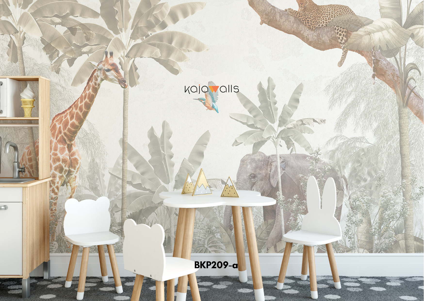 ANIMALS Kids Wallpaper Mural (part 2)