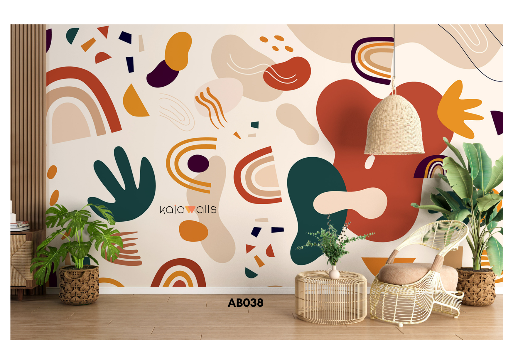 ABSTRACT WATERCOLOR Wallpaper Mural (part 2)
