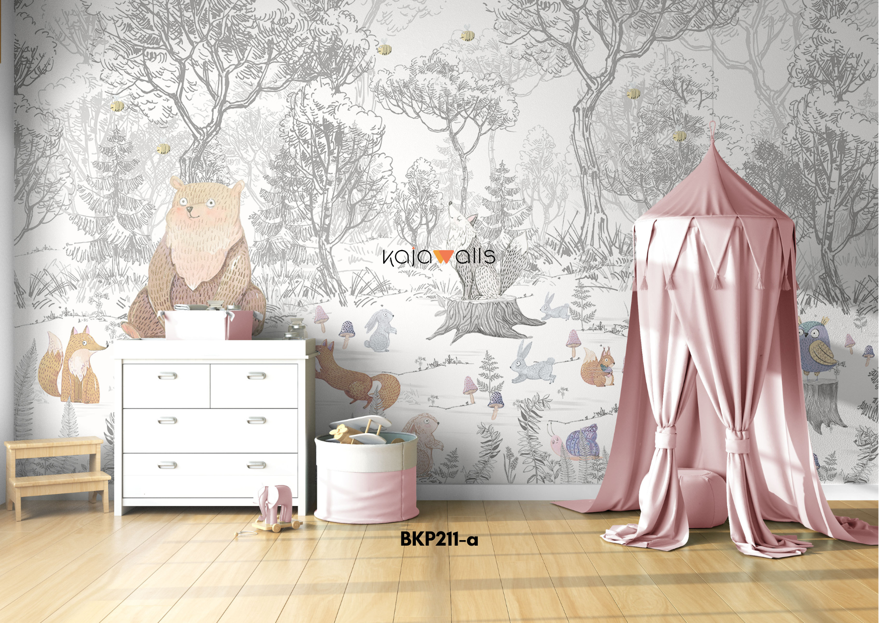 ANIMALS Kids Wallpaper Mural (part 2)