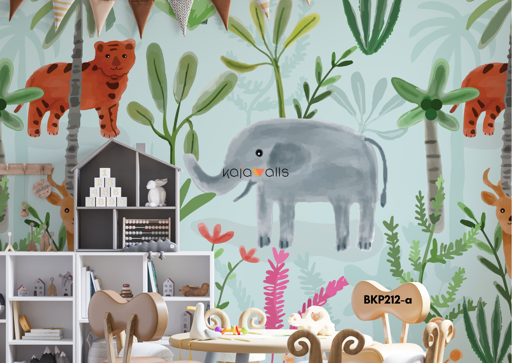 ANIMALS Kids Wallpaper Mural (part 2)