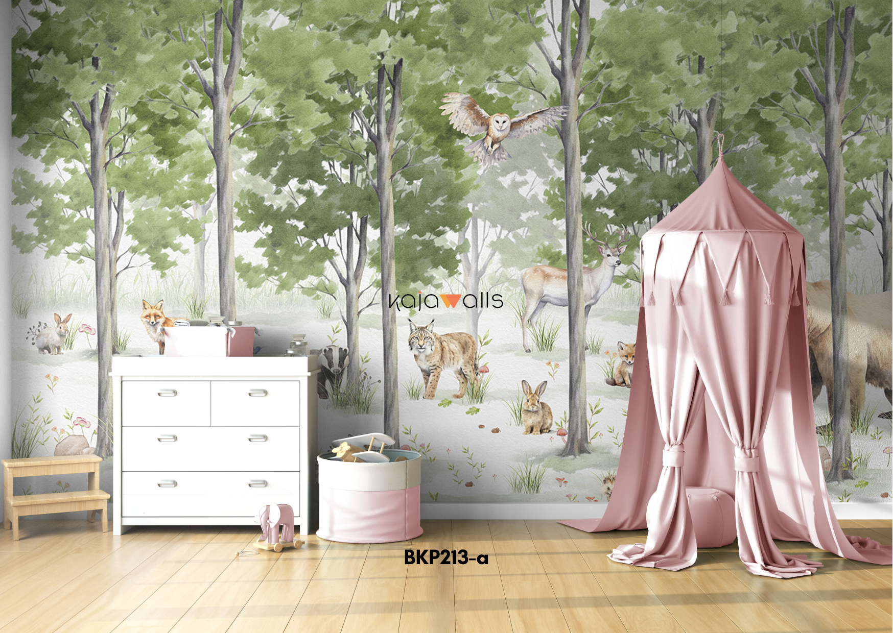 ANIMALS Kids Wallpaper Mural (part 2)