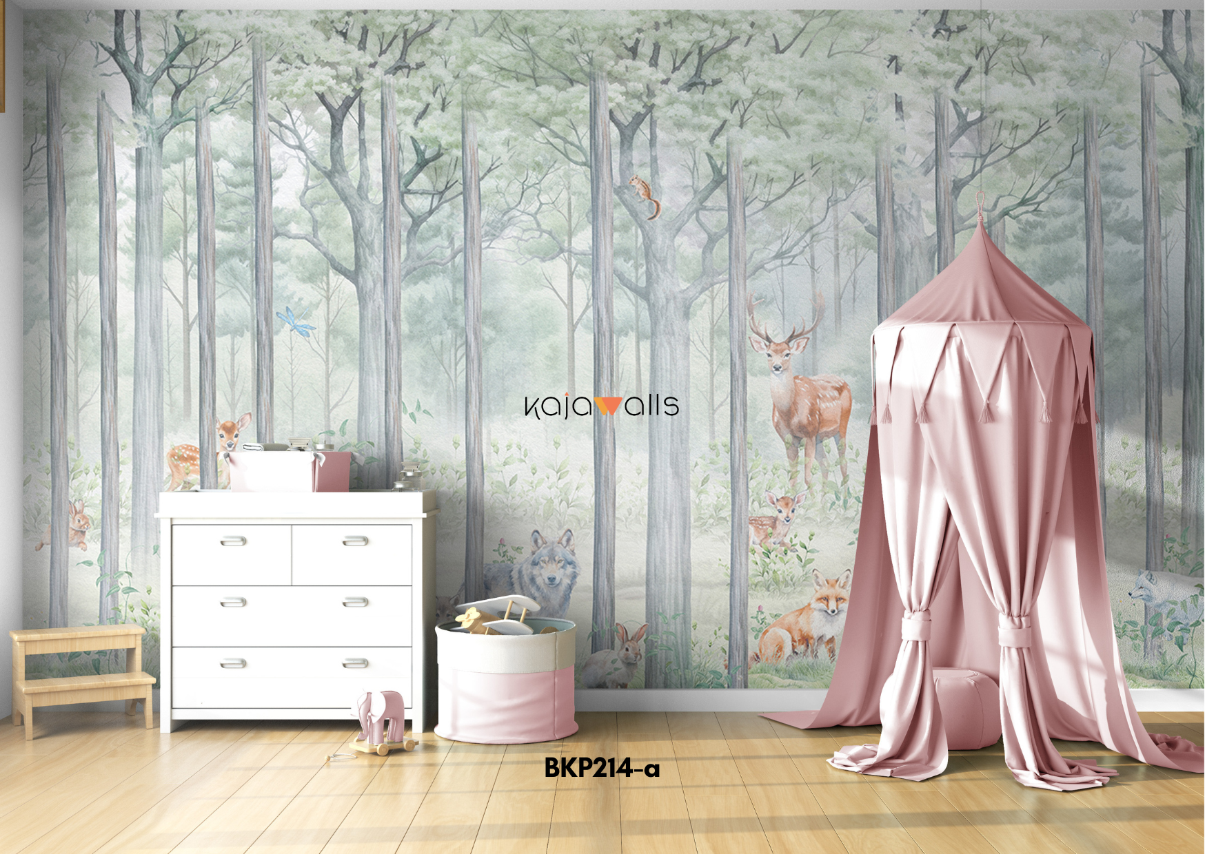 ANIMALS Kids Wallpaper Mural (part 2)