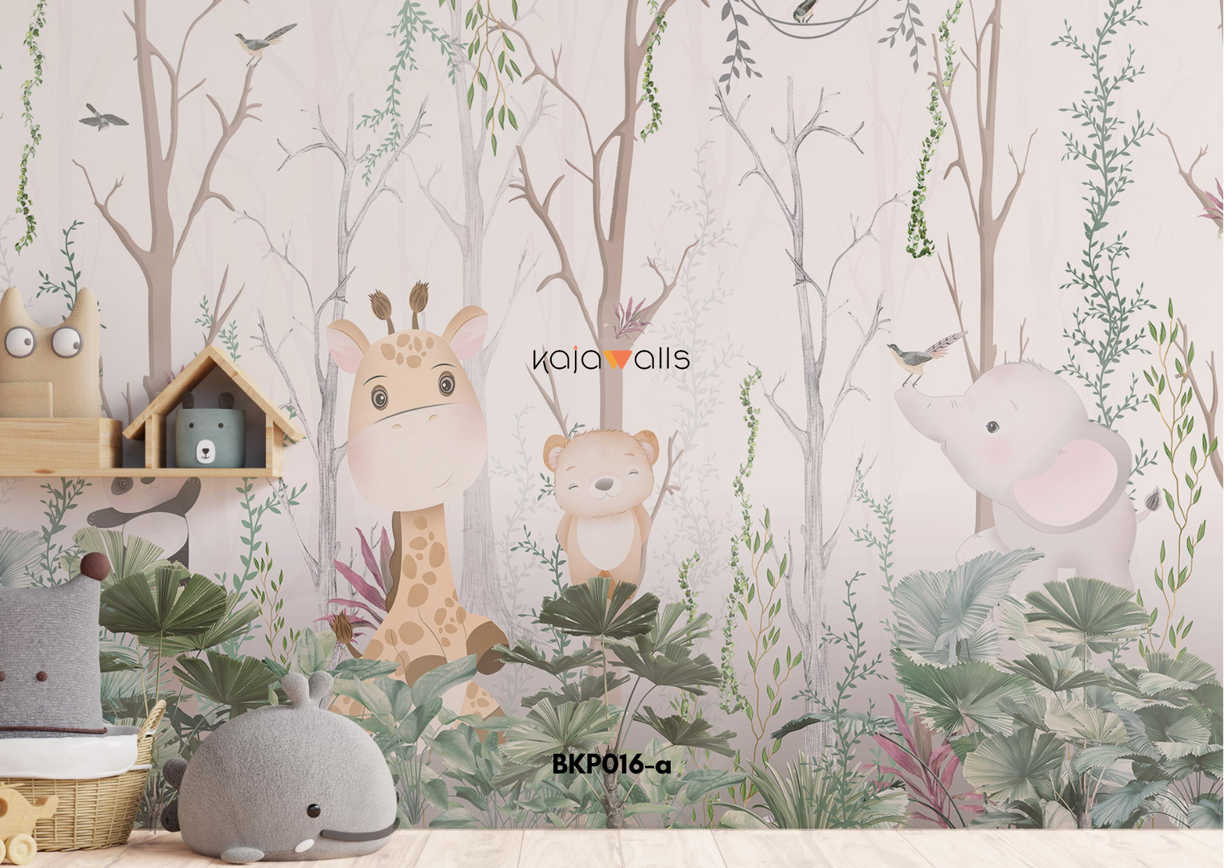 ANIMALS Kids Wallpaper Mural (part 1)