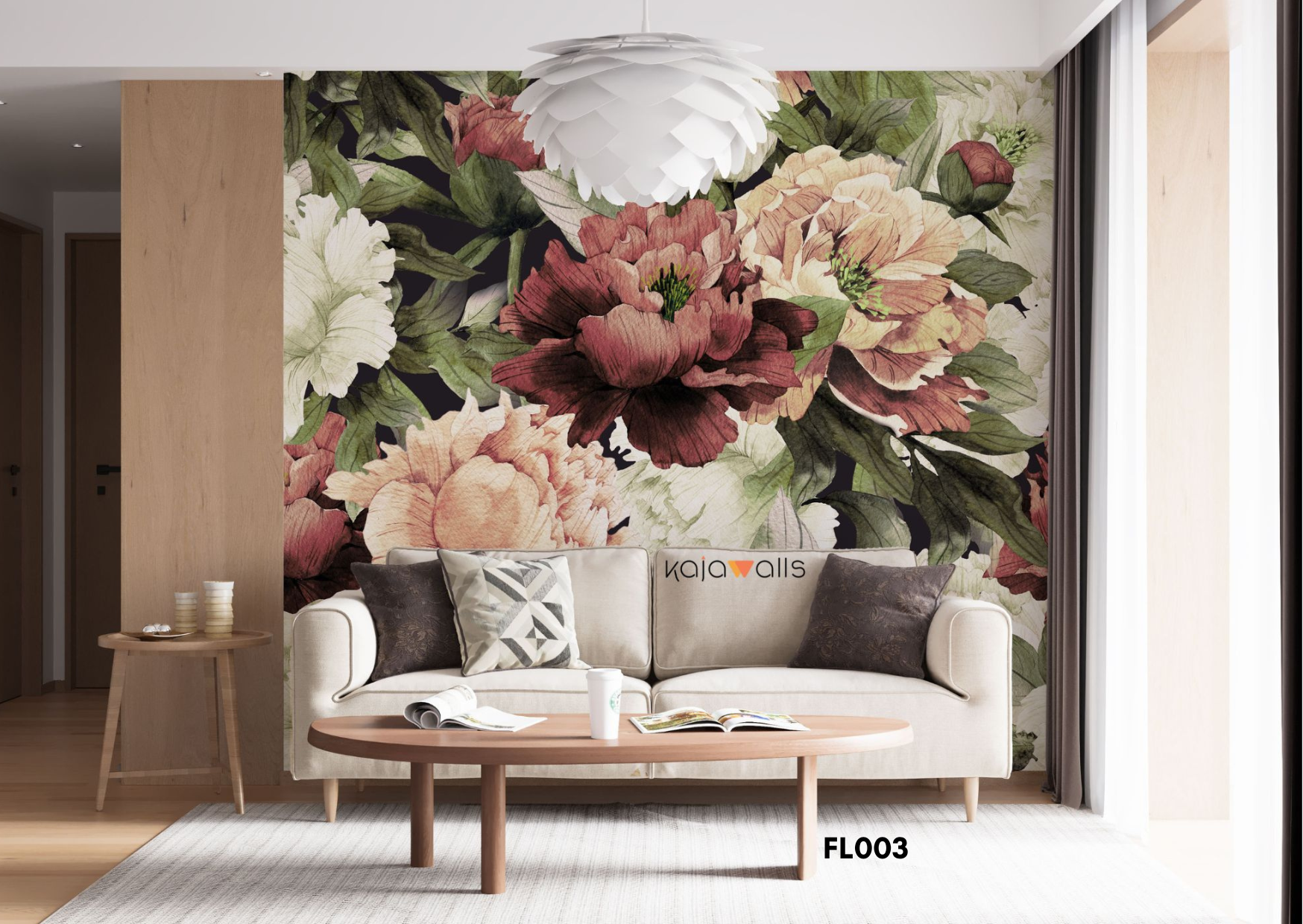 FLORAL Wallpaper Mural (part 1)