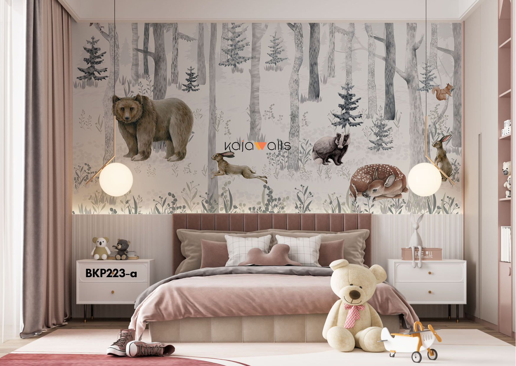 ANIMALS Kids Wallpaper Mural (part 3)