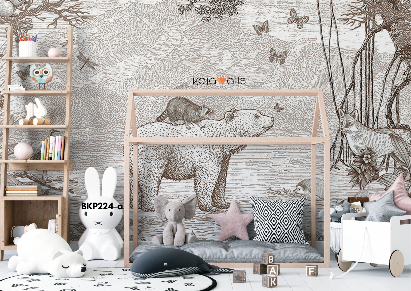 ANIMALS Kids Wallpaper Mural (part 3)
