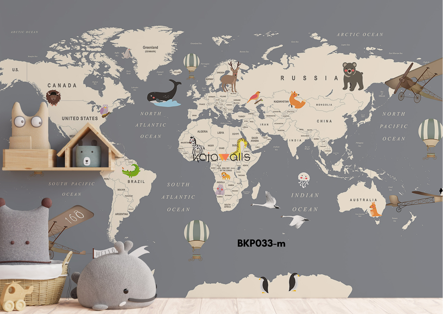MAPS Kids Wallpaper Mural (part 1)