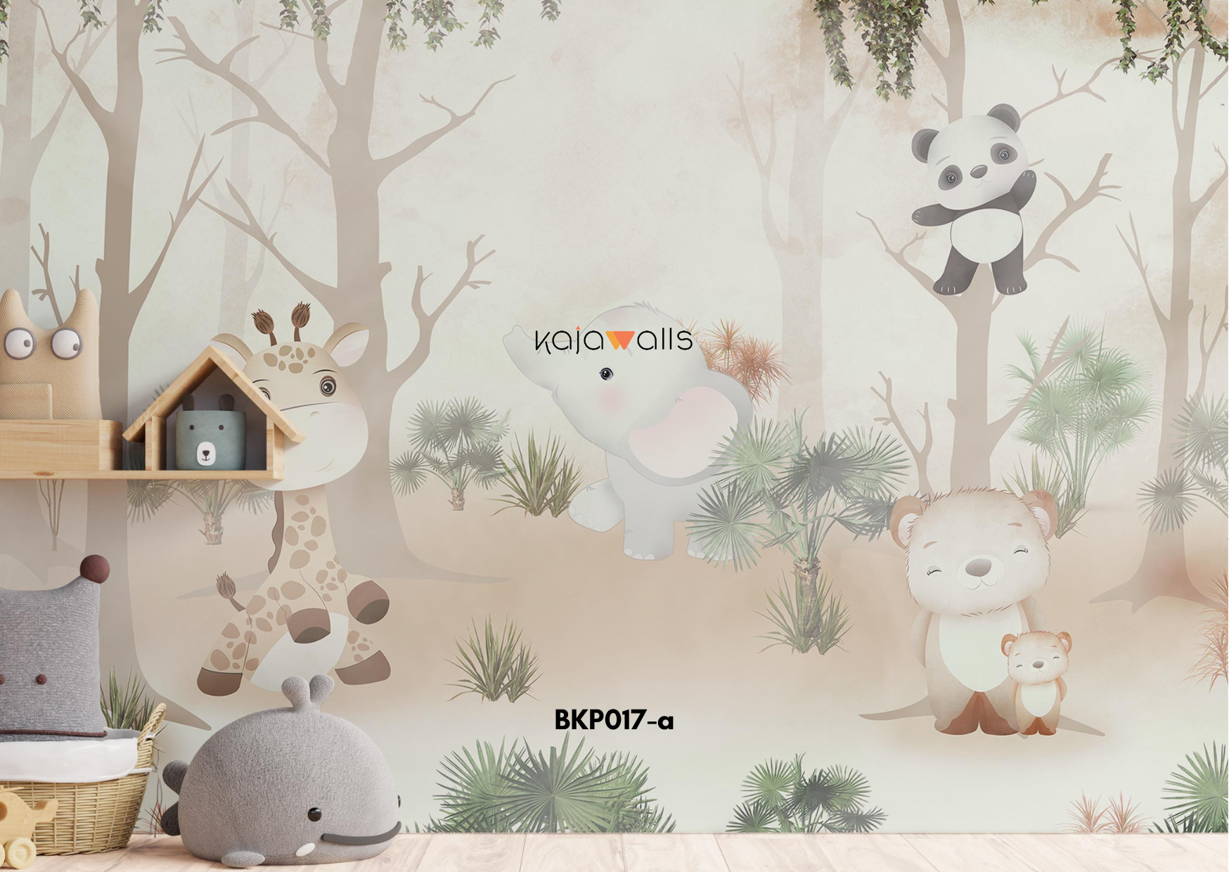 ANIMALS Kids Wallpaper Mural (part 1)