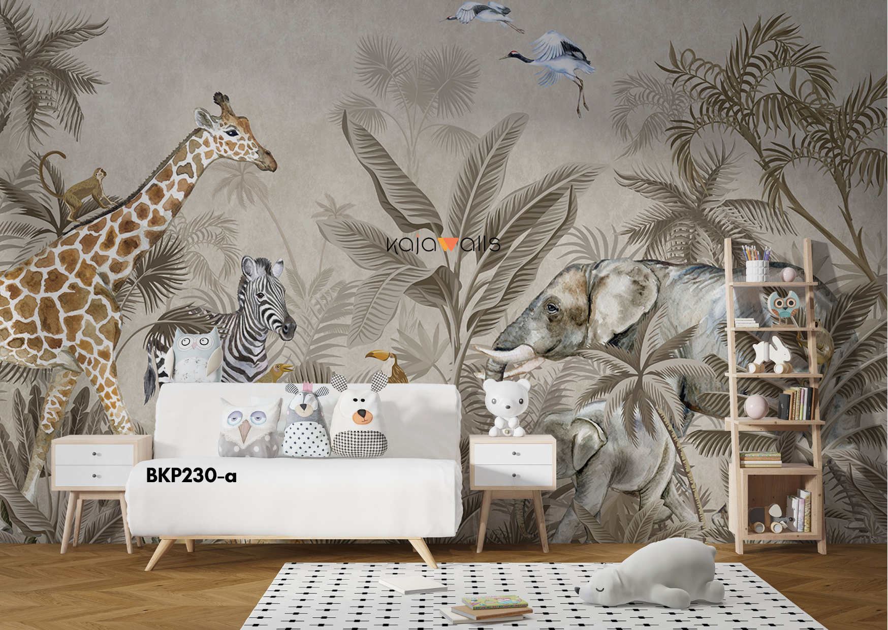 ANIMALS Kids Wallpaper Mural (part 3)