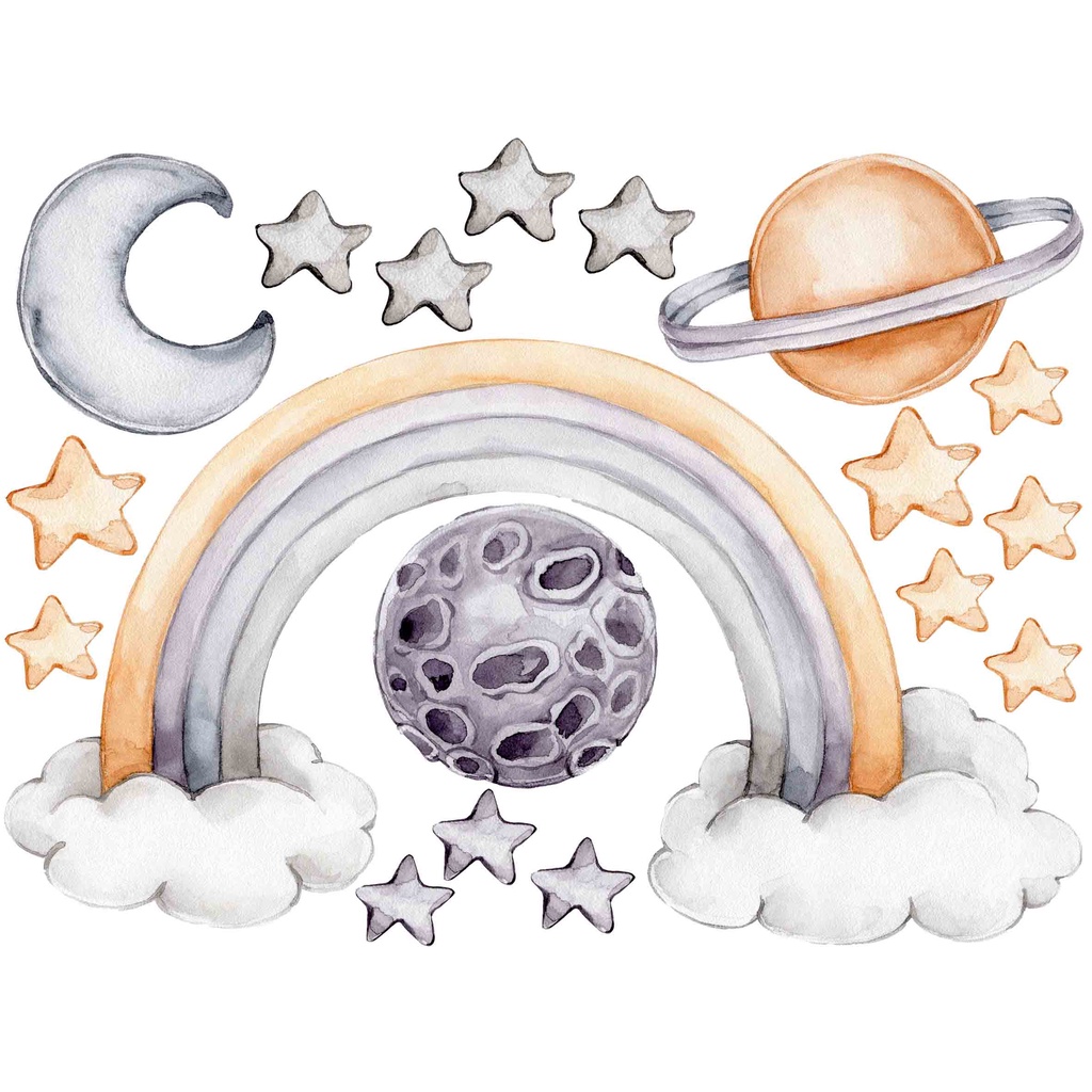 Vibrant Cloudspace Decal