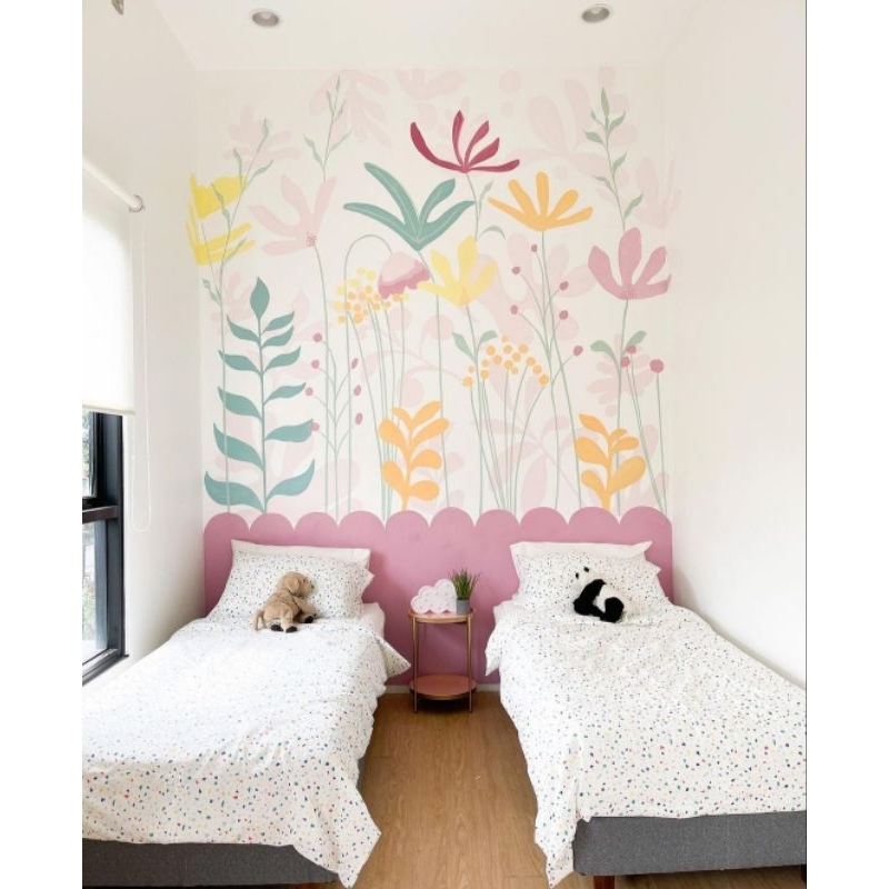 Wall Mural Handpainting (VECTOR STYLE)