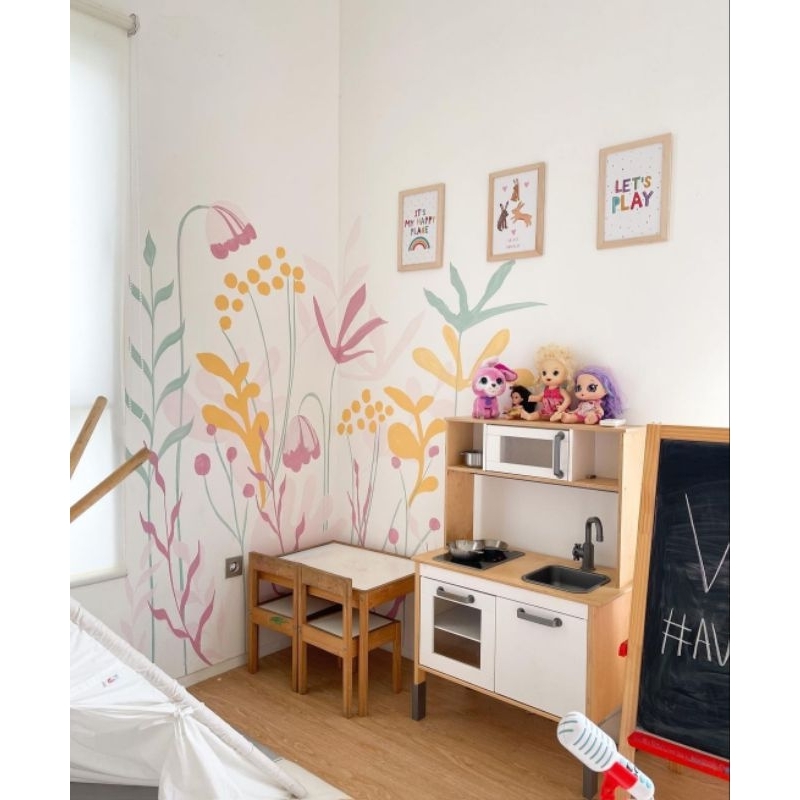 Wall Mural Handpainting (VECTOR STYLE)