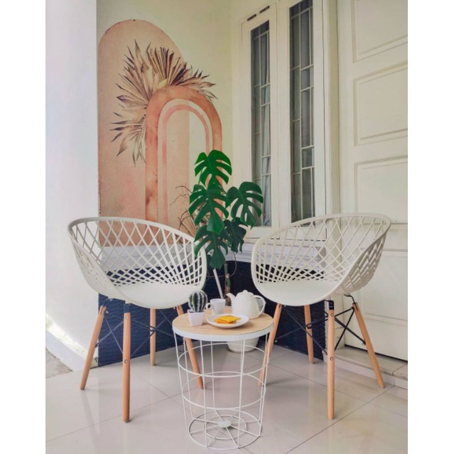 Arch Palm Rustic Decal