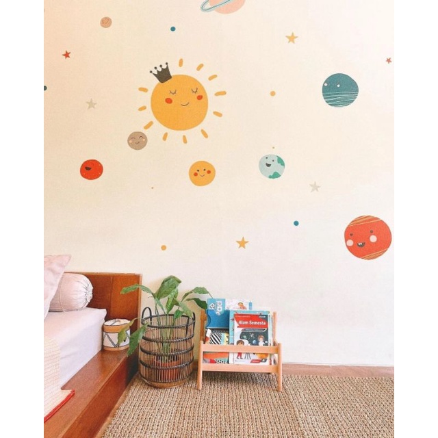 Cute Solar System Decal