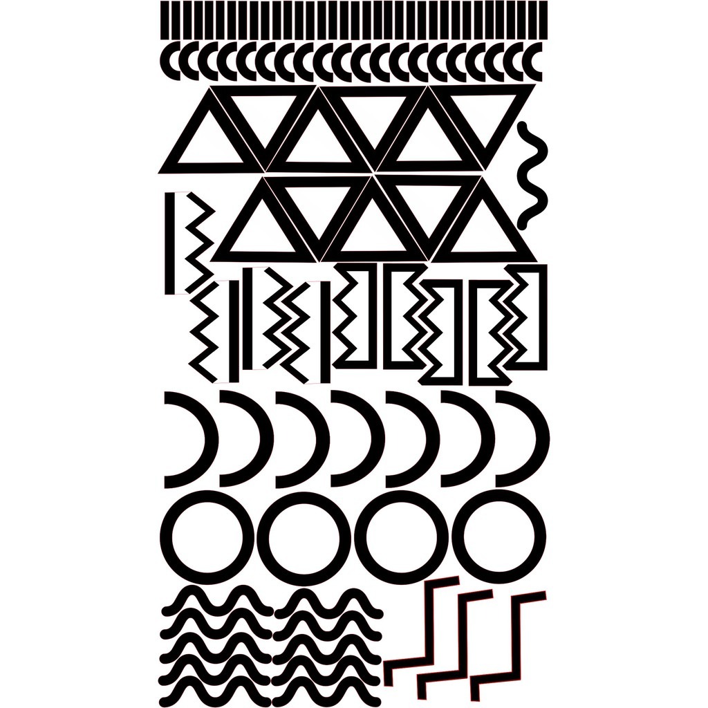 Geometrical Shapes Decal